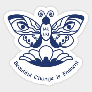 Butterfly FLower Sticker